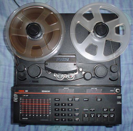 Fostex R8 8-Track 1/4 Reel Tape Recorder