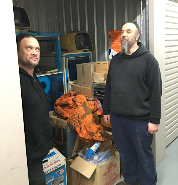 [Really bad picture of a mate and me with the DG gear]